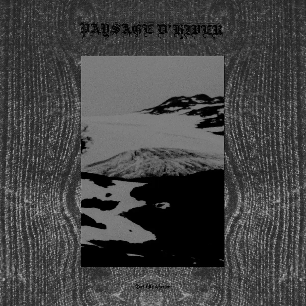 PAYSAGE D'HIVER - Das Gletschertor / Das Schwarze Metall-Eisen · BLACK LP (Black Metal Vinyl) · Bild 1