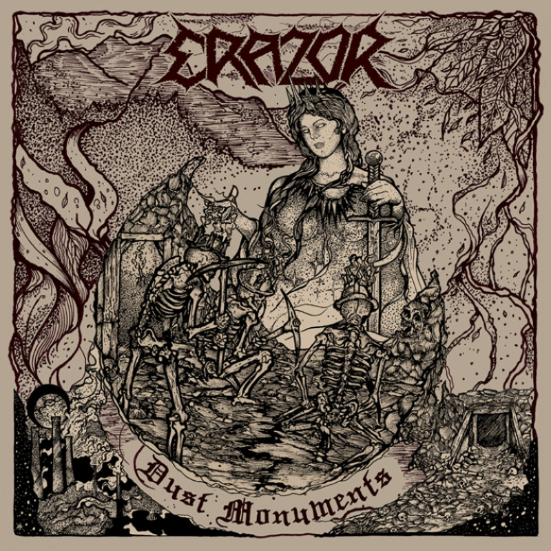 ERAZOR · Dust Monuments | BLACK LP · Picture 1 ERAZOR · Dust Monuments | BLACK LP (Thrash Metal Vinyl) · Picture 1