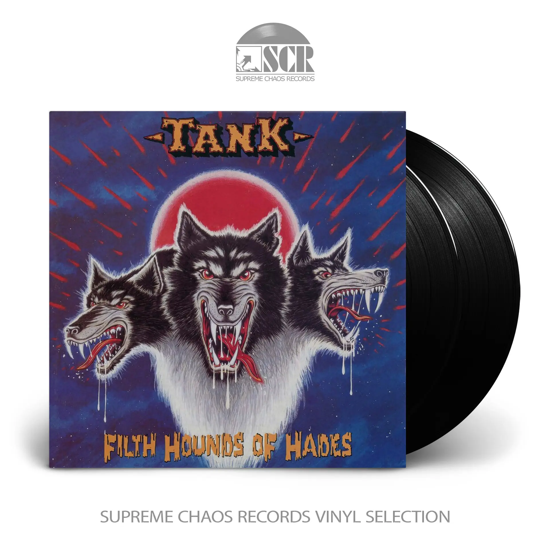 TANK · Filth Hounds of Hades | BLACK LP+10" DLP" TANK · Filth Hounds of Hades | BLACK LP+10" DLP" (Heavy Metal Vinyl)
