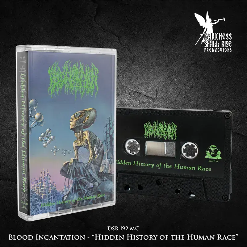 BLOOD INCANTATION · Hidden History Of The Human Race (Re-Release) | BLACK TAPE BLOOD INCANTATION · Hidden History Of The Human Race (Re-Release) | BLACK TAPE (Death Metal Tapes)