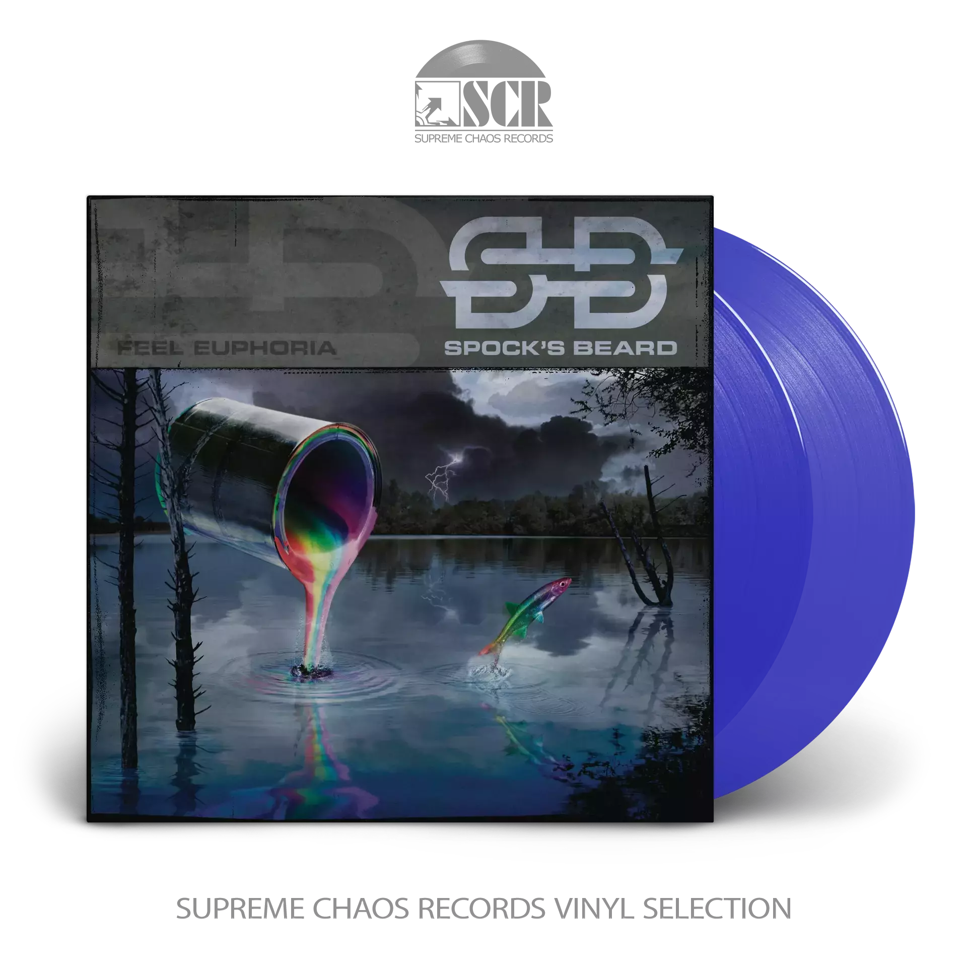SPOCK'S BEARD - Feel Euphoria (20th Anniversary) · TRANSPARENT BLUE DLP SPOCK'S BEARD - Feel Euphoria (20th Anniversary) · TRANSPARENT BLUE DLP (Progressive Rock Vinyl)