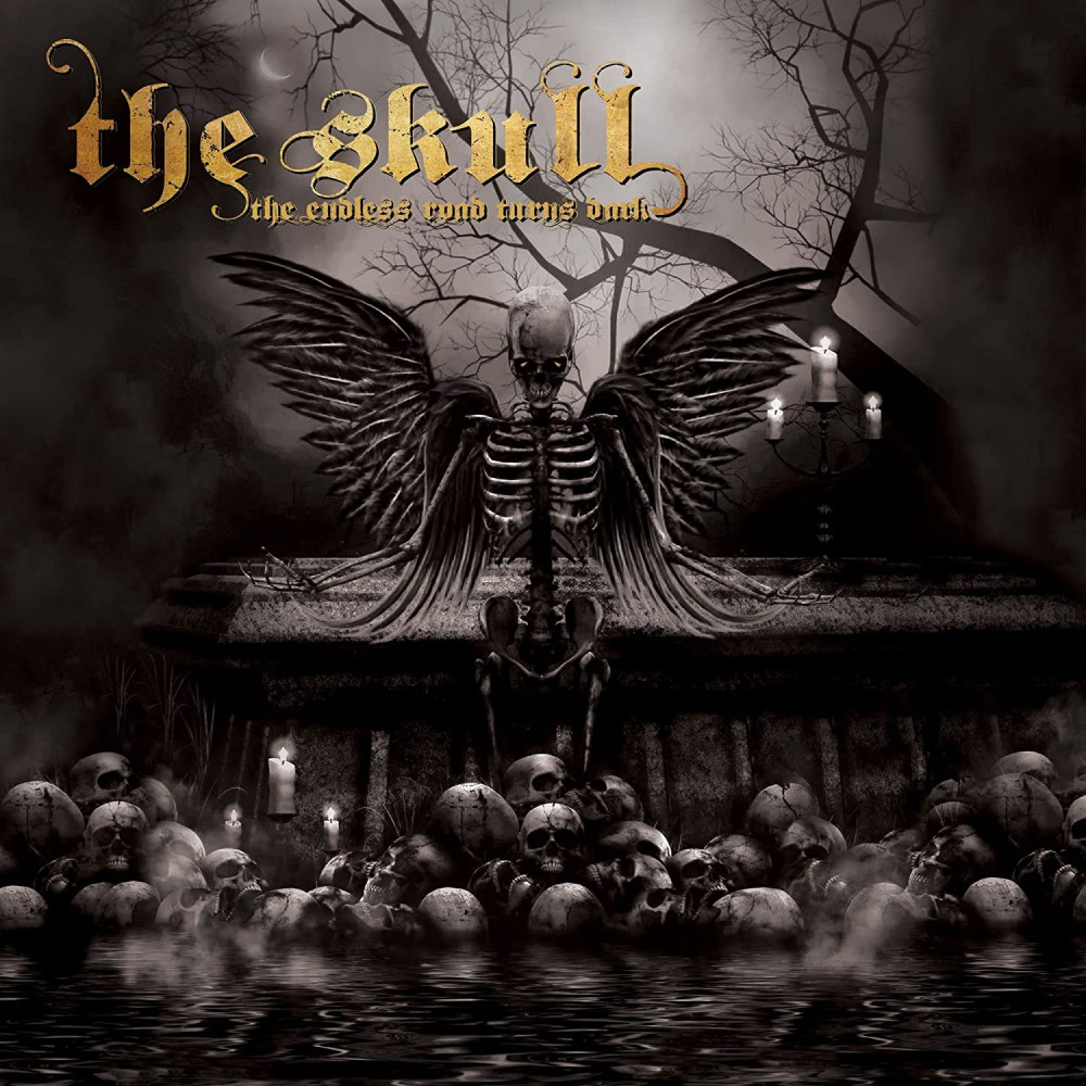 THE SKULL - The Endless Road Turns Dark · GREY/BLACK LP 1