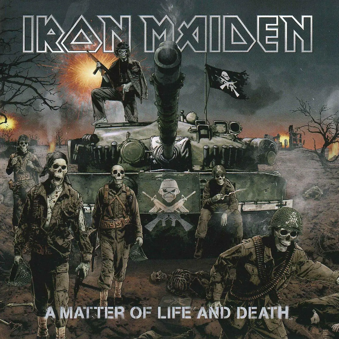 IRON MAIDEN - A Matter Of Life And Death [BLACK] · DLP 1