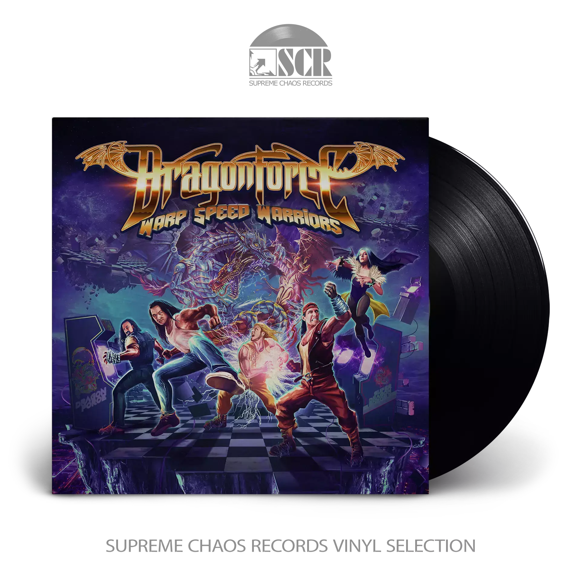 DRAGONFORCE · Warp Speed Warriors | BLACK LP (Power Metal Vinyl)