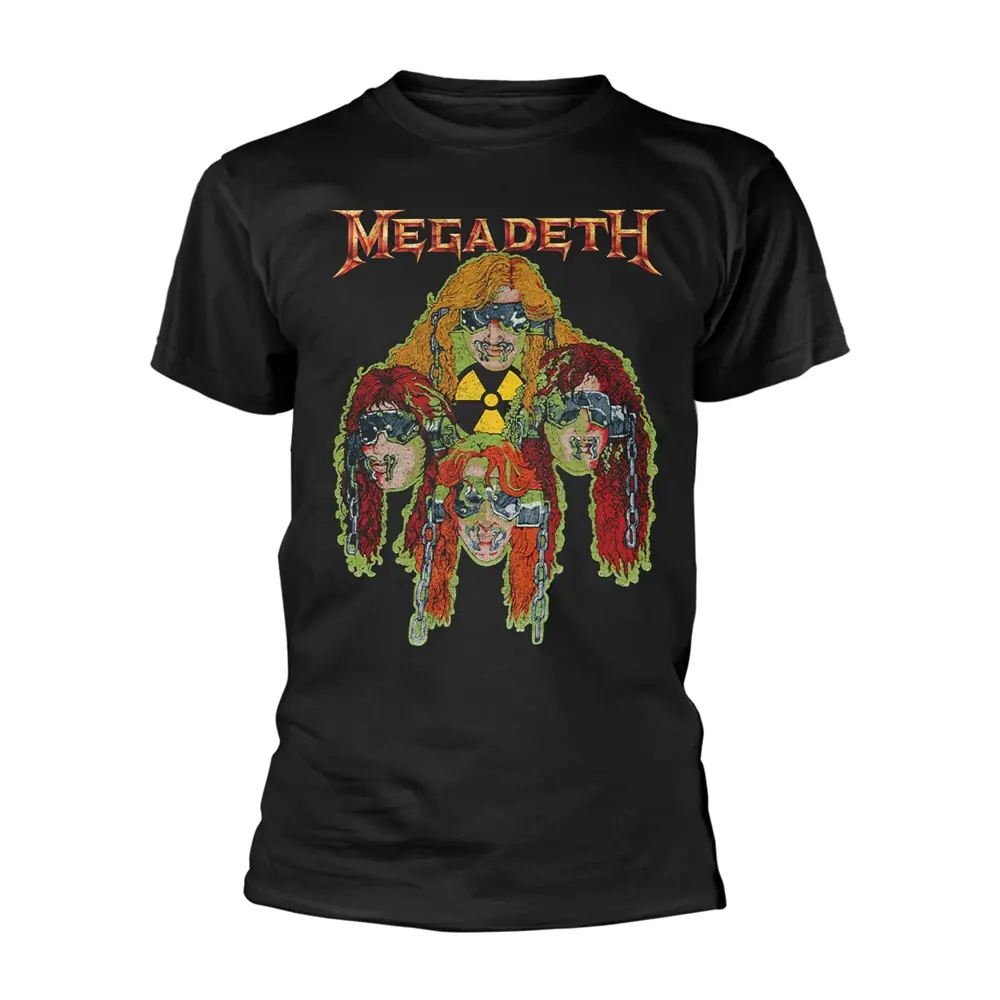 MEGADETH - Nuclear Glow Heads · T-SHIRT (Thrash Metal/Heavy Metal Clothes)
