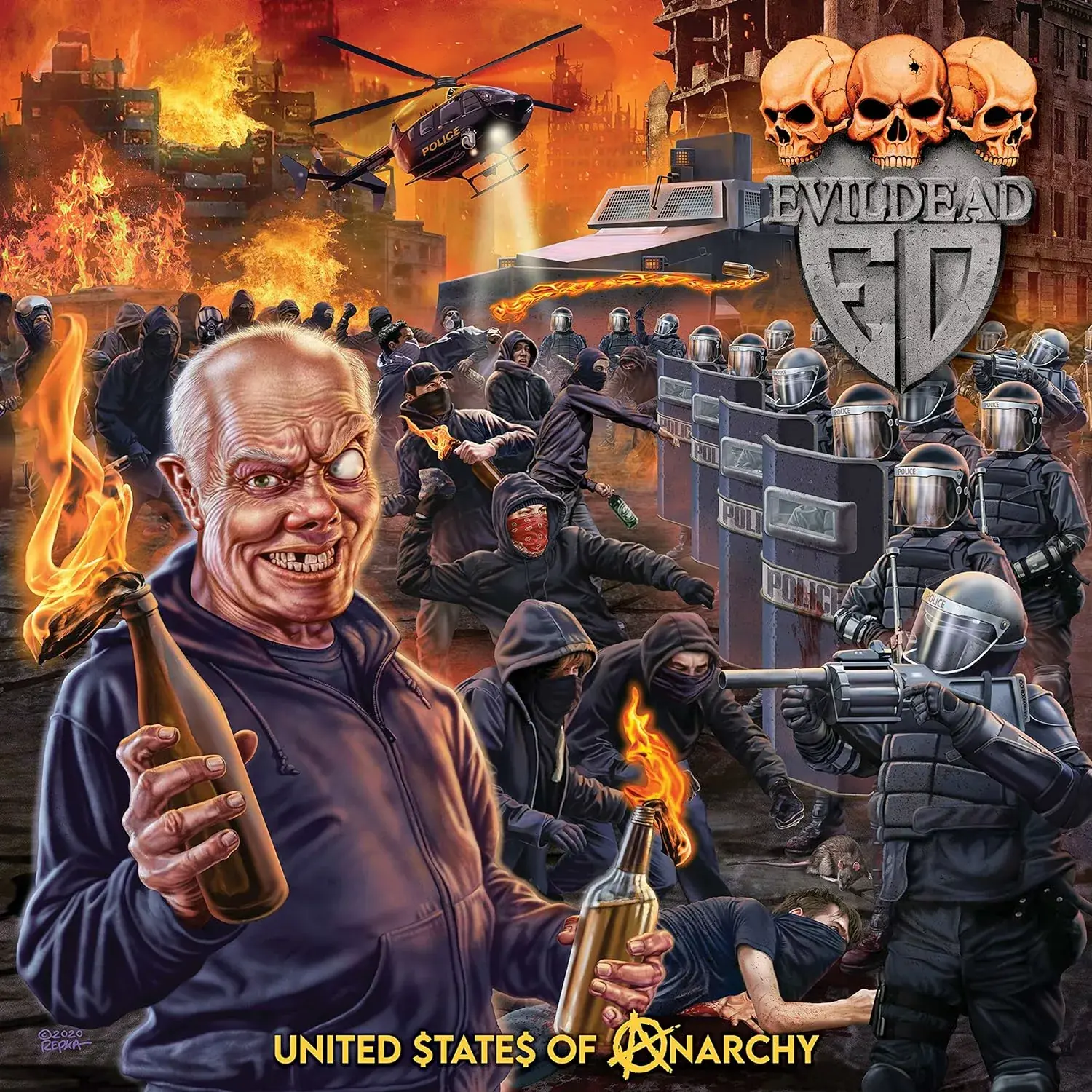 EVILDEAD - United States Of Anarchy · DIGIPAK CD EVILDEAD - United States Of Anarchy · DIGIPAK CD (Thrash Metal CDs)
