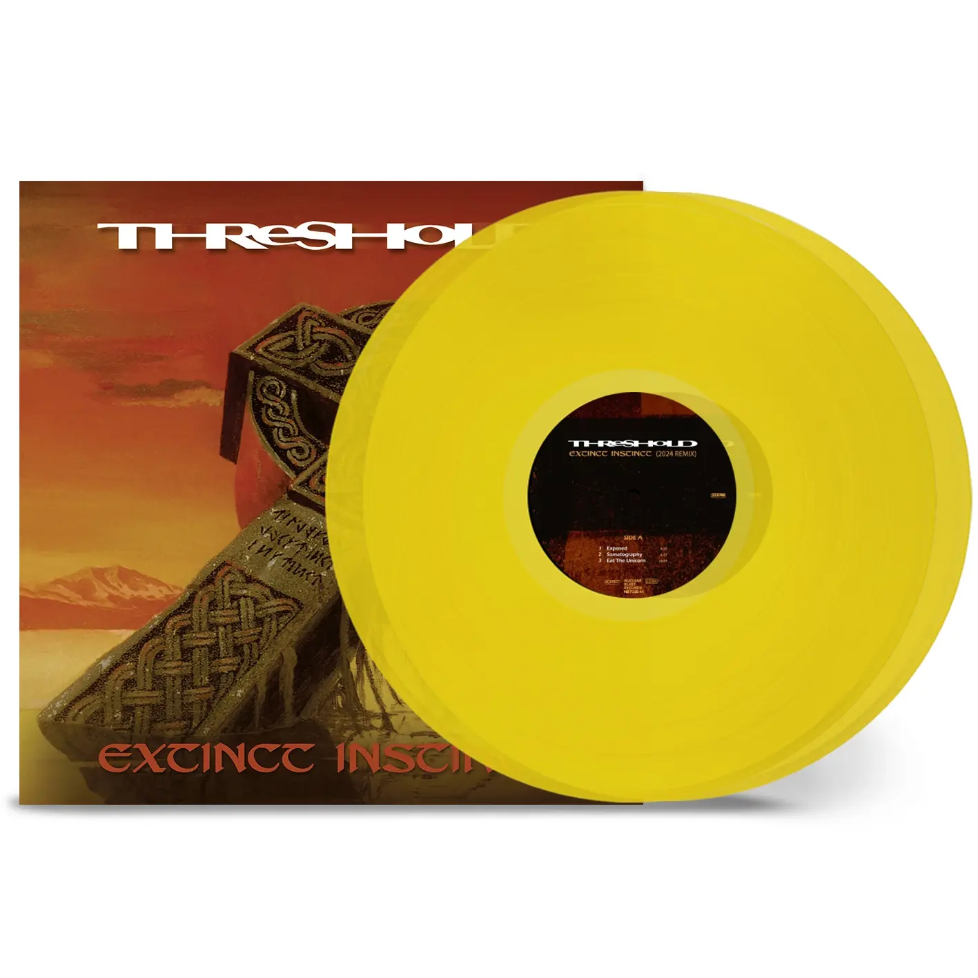 THRESHOLD · Extinct Instinct (2024 Remix) | CLEAR YELLOW 2LP THRESHOLD · Extinct Instinct (2024 Remix) | CLEAR YELLOW 2LP (Progressive Metal Vinyl)