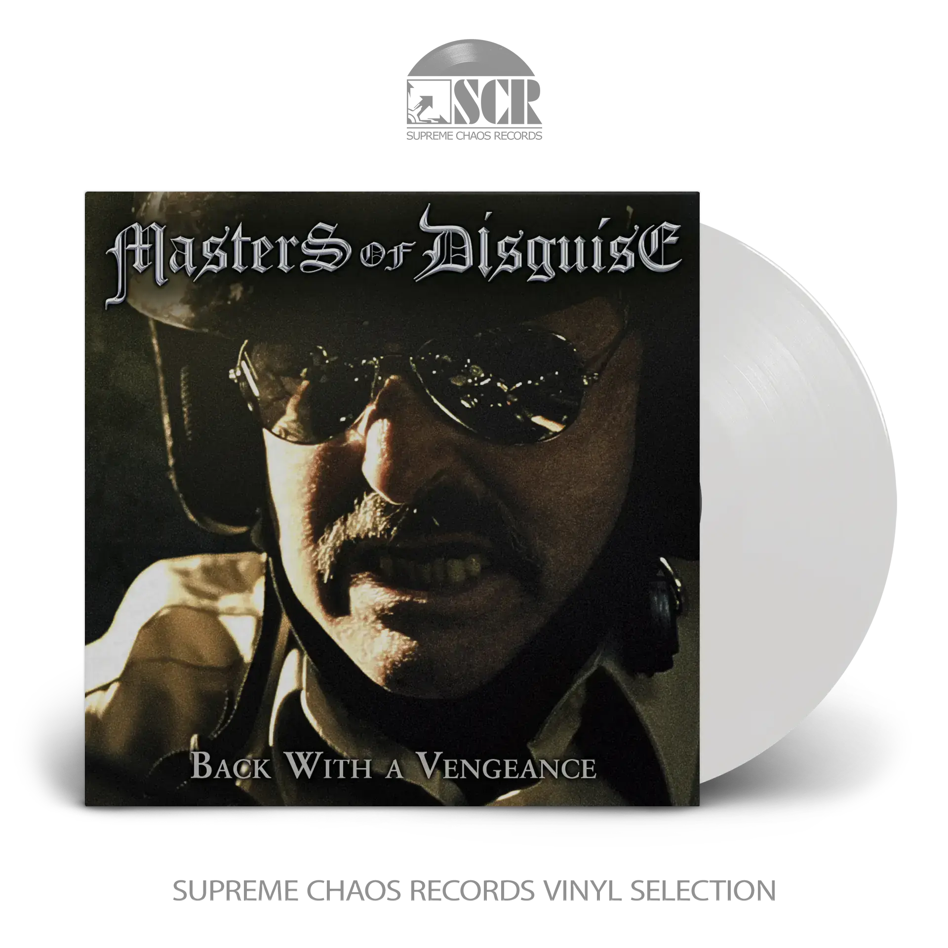 MASTERS OF DISGUISE - Back With A Vengeance · WHITE LP (Heavy Metal Vinyl)