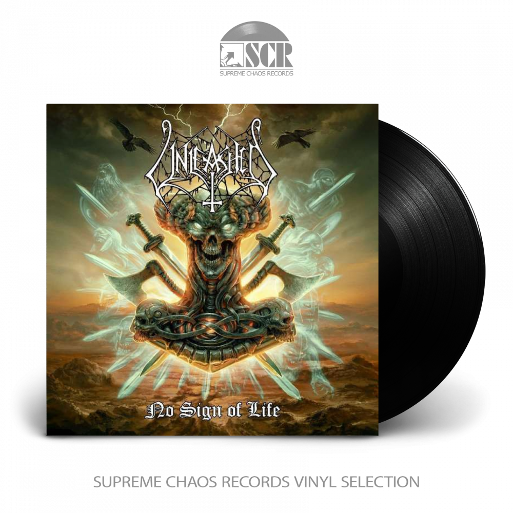 UNLEASHED - No Sign of Life · BLACK LP (Death Metal Vinyl)