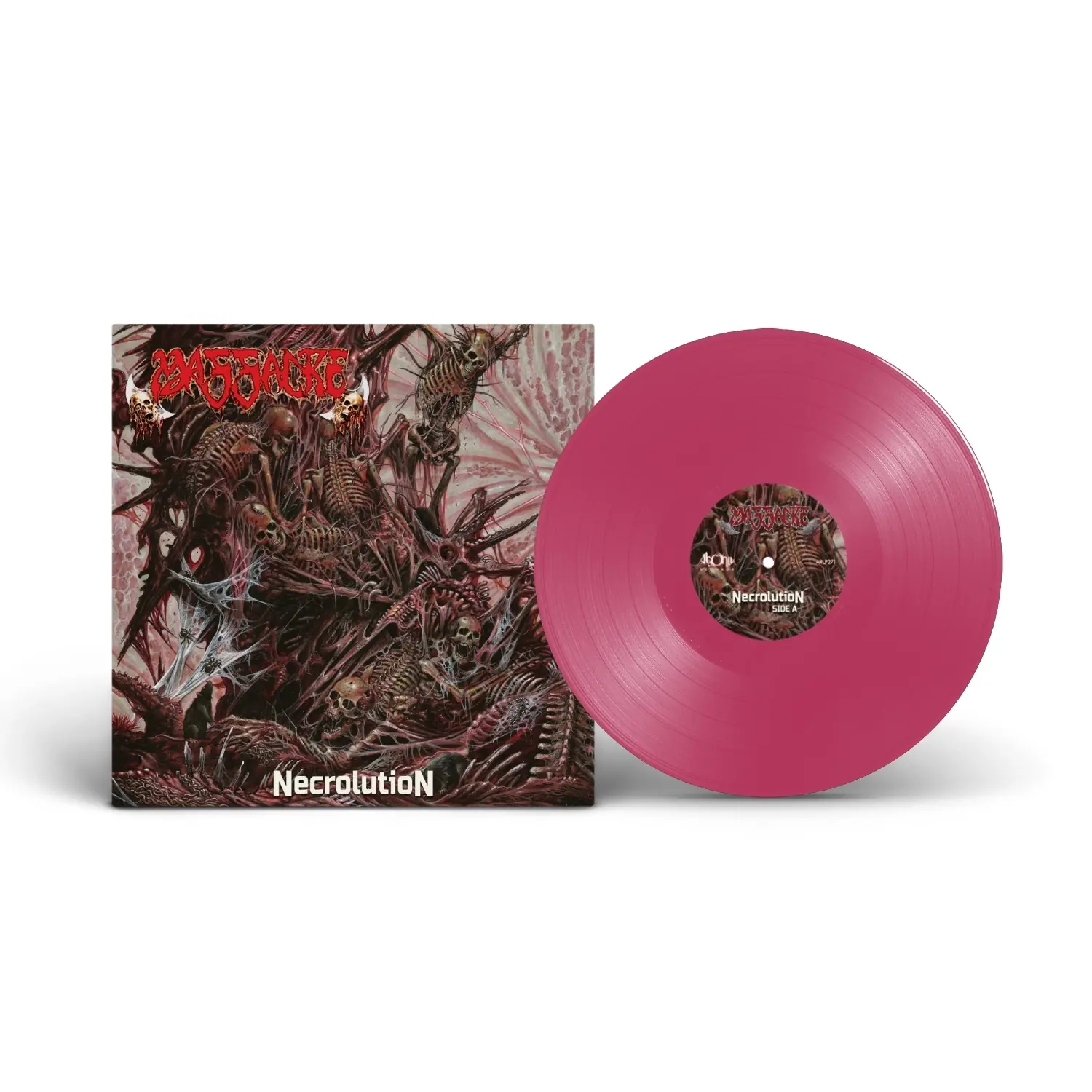 MASSACRE · Necrolution | PINK LP (Death Metal Vinyl)