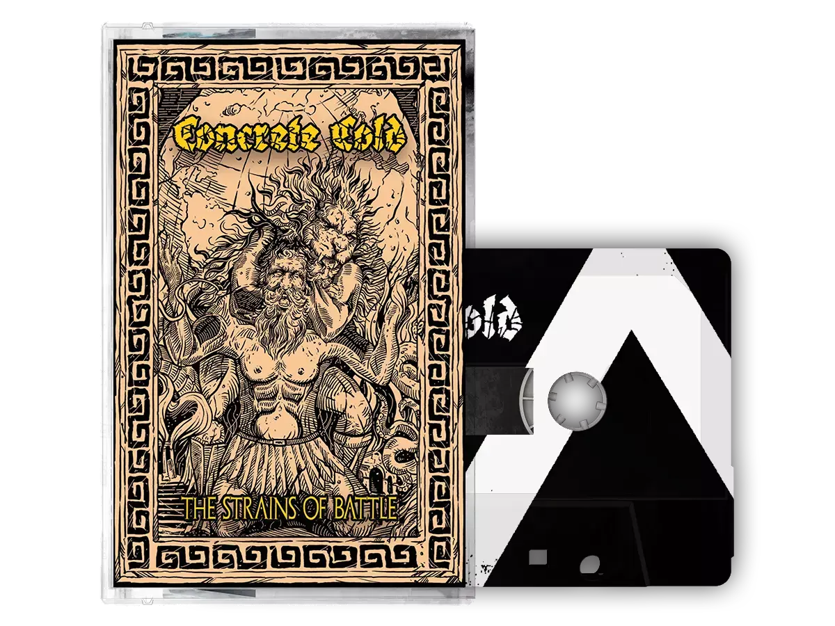 CONCRETE COLD - The Strains Of Battle · BLACK TAPE CONCRETE COLD - The Strains Of Battle · BLACK TAPE (Death Metal/Sludge Metal Tapes)