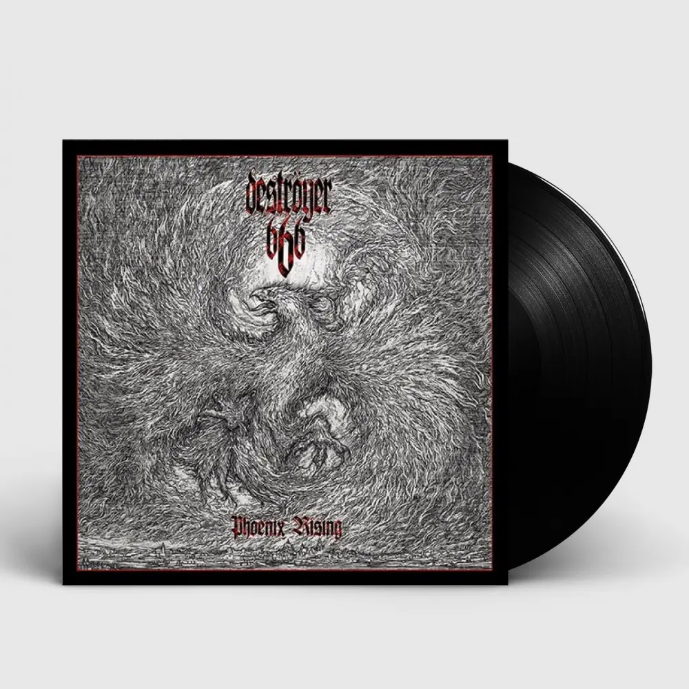 DESTRÖYER 666 - Phoenix Rising · BLACK LP DESTRÖYER 666 - Phoenix Rising · BLACK LP (Black Metal Vinyl)