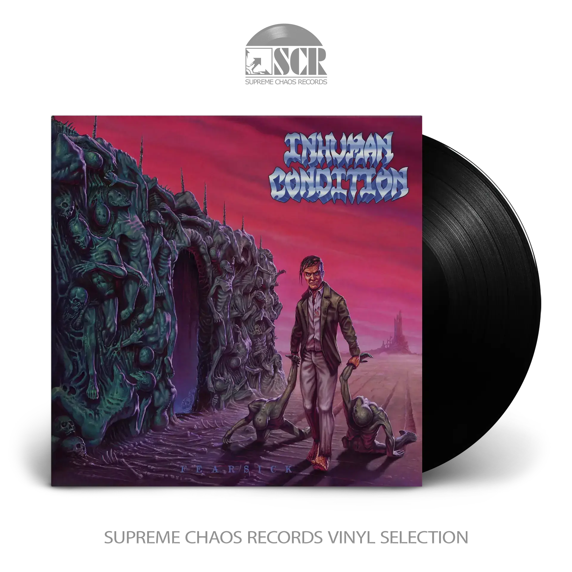 INHUMAN CONDITION · Fearsick | BLACK LP (Death Metal/Thrash Metal Vinyl)