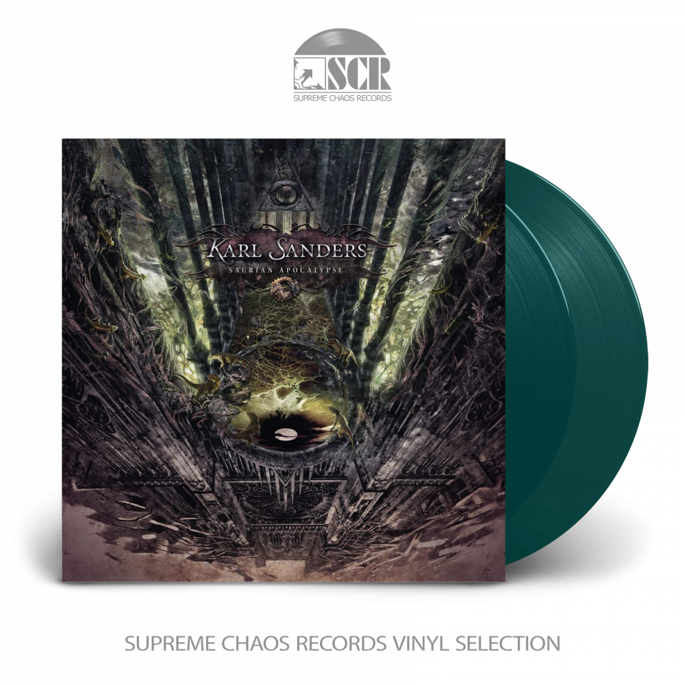 KARL SANDERS - Saurian Apocalypse · EVIL GREEN DLP KARL SANDERS - Saurian Apocalypse · EVIL GREEN DLP (Rock Vinyl)
