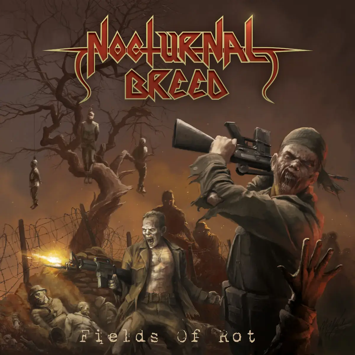 NOCTURNAL BREED - Fields Of Rot · CD (Thrash/Heavy Metal CDs)