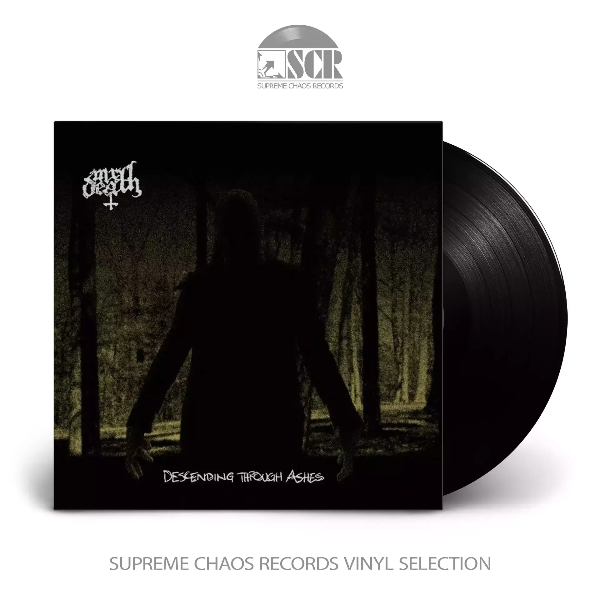 MR. DEATH - Descending Through Ashes · BLACK LP