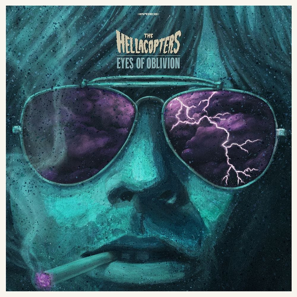 THE HELLACOPTERS - Eyes Of Oblivion · PURPLE/DARK GREEN LP · Picture 1 THE HELLACOPTERS - Eyes Of Oblivion · PURPLE/DARK GREEN LP (Hard Rock Vinyl) · Picture 1