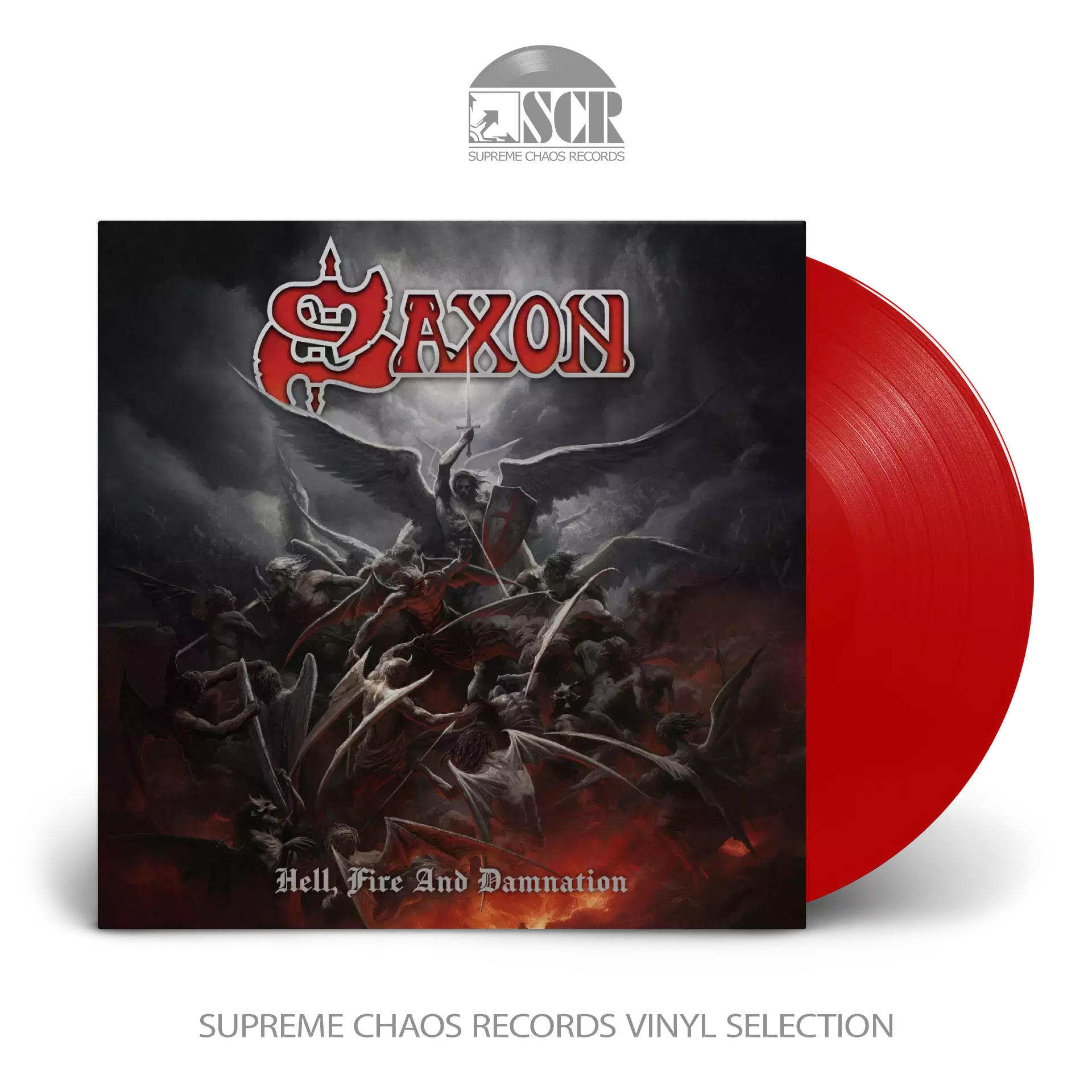 SAXON - Hell, Fire And Damnation [RED MARBLED LP]
