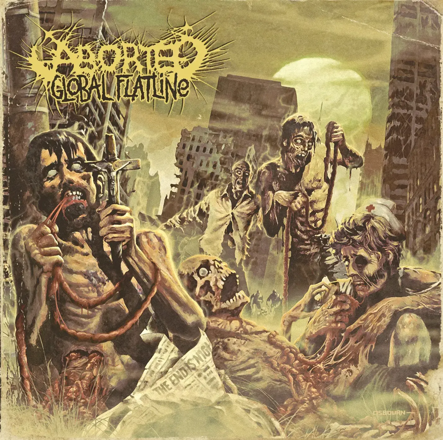 ABORTED - Global Flatline · CD (Death Metal CDs)