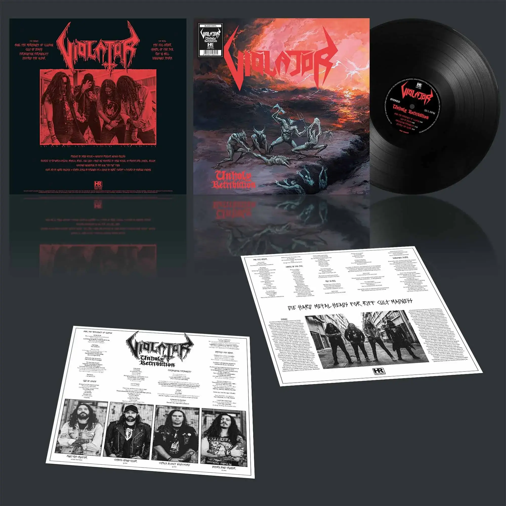 VIOLATOR · Unholy Retribution | BLACK LP · Picture 2 VIOLATOR · Unholy Retribution | BLACK LP (Thrash Metal Vinyl) · Picture 2