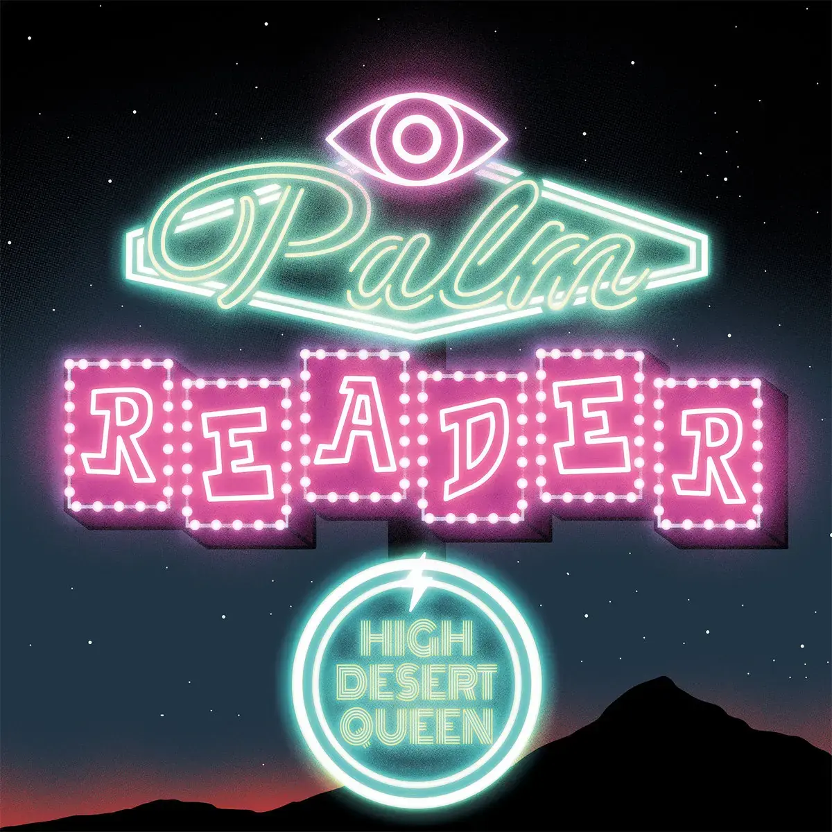 HIGH DESERT QUEEN - Palm Reader · TRANSPARENT GREEN LP (Stoner Rock Vinyl) · Picture 1