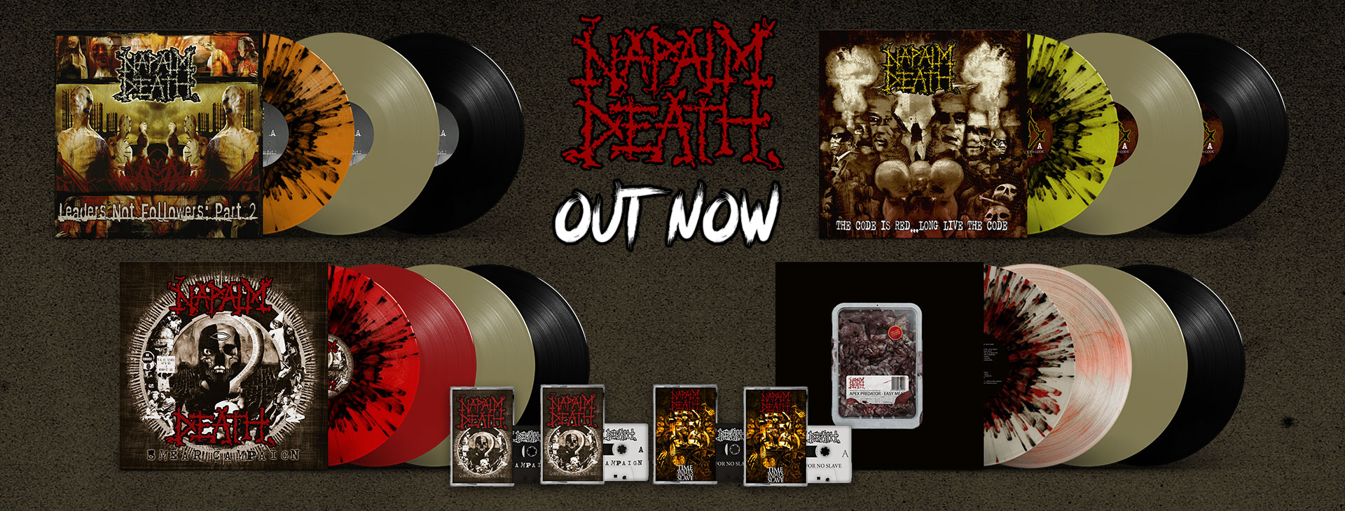 Napalm Death Vinyl Out Now!