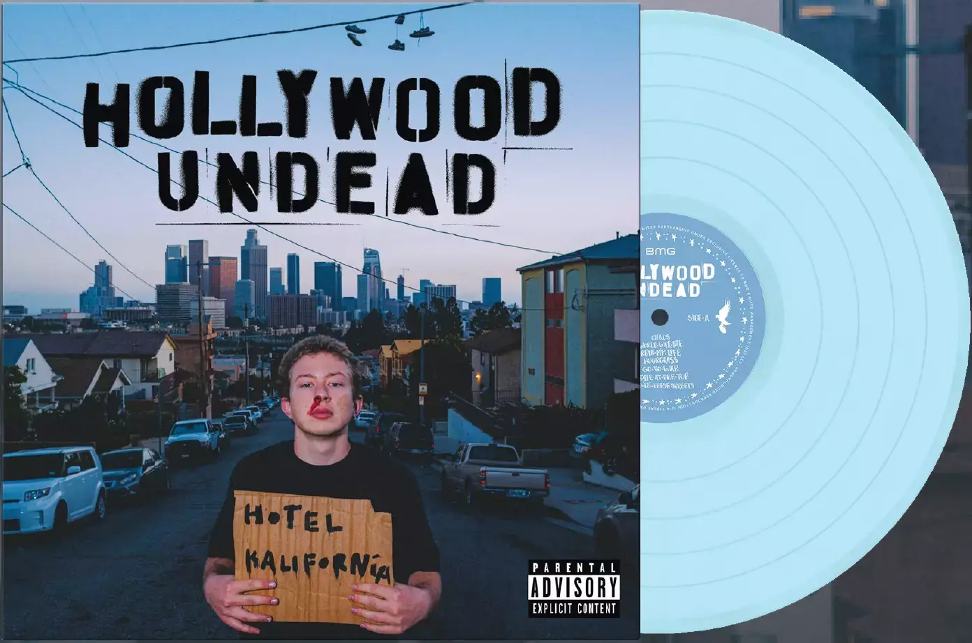 HOLLYWOOD UNDEAD - Hotel Kalifornia (Deluxe Version) · BABY BLUE DLP HOLLYWOOD UNDEAD - Hotel Kalifornia (Deluxe Version) · BABY BLUE DLP (Alternative Rock Vinyl)