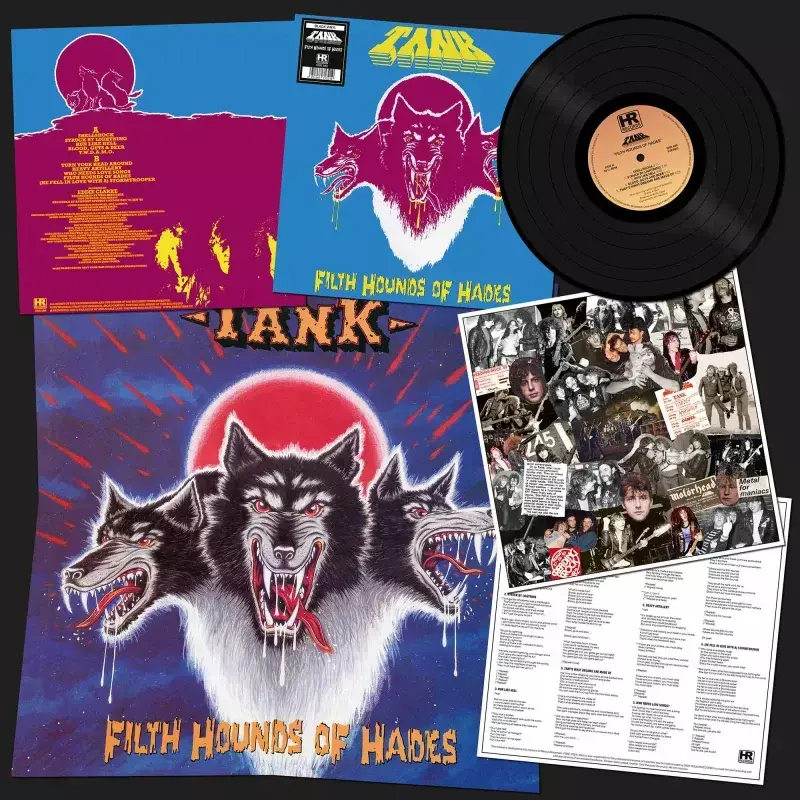 TANK · Filth Hounds of Hades | BLACK LP (Heavy Metal Vinyl)