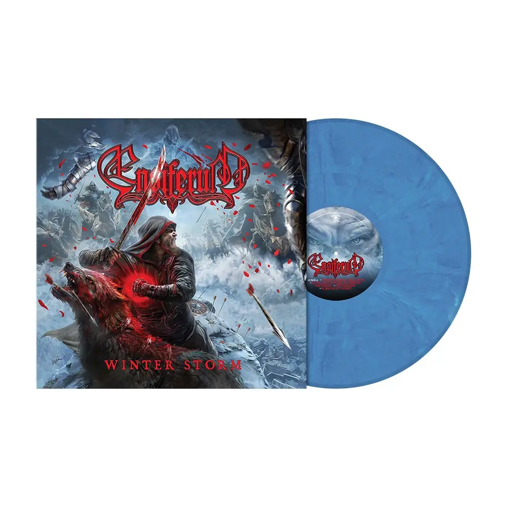 ENSIFERUM · Winter Storm | LIGHT BLUE ICE MARBLED LP (Viking Metal Vinyl)