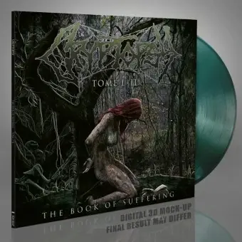 CRYPTOPSY - The Book Of Suffering - Tome I + II · TRANSPARENT GREEN LP