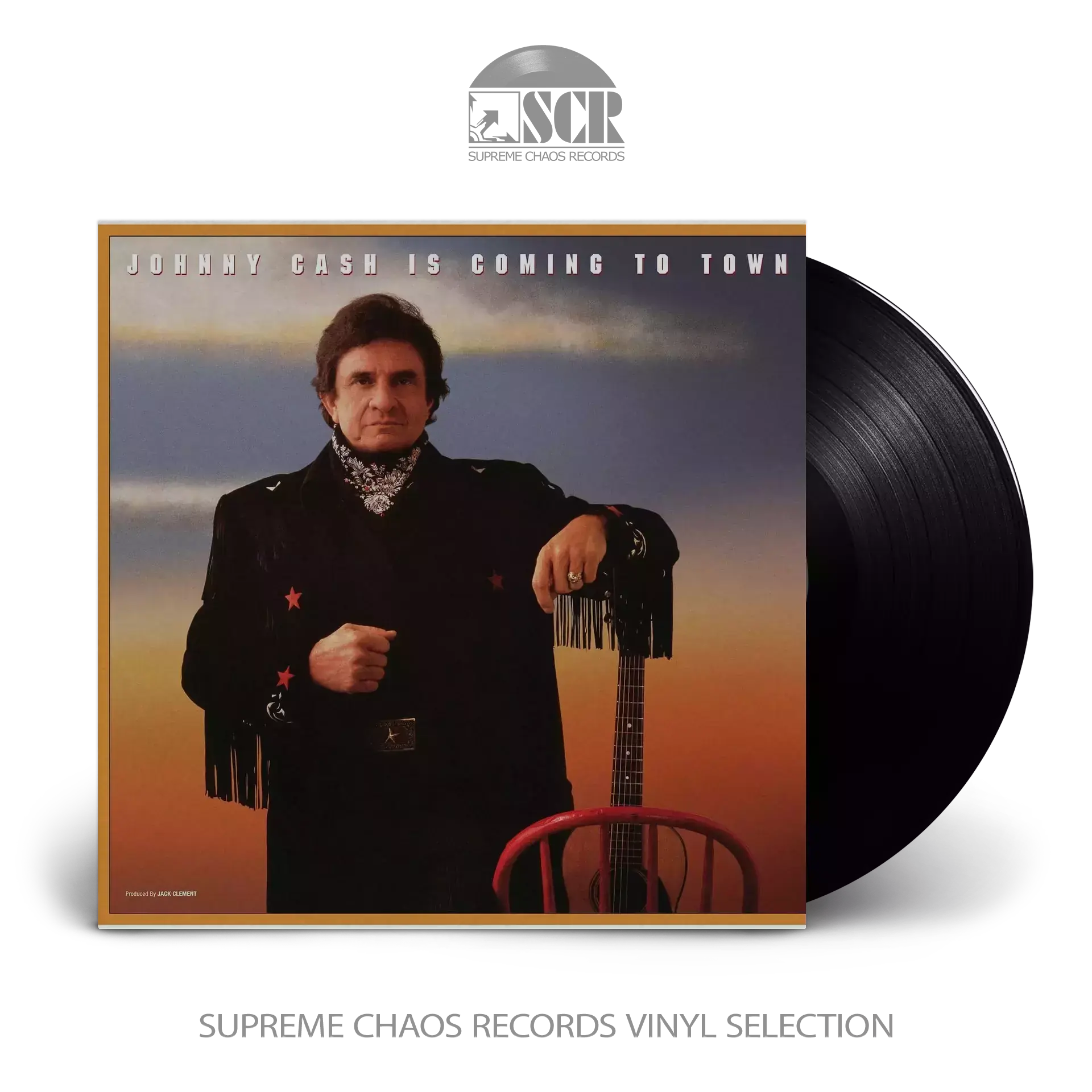 JOHNNY CASH - Johnny Cash Is Coming To Town (Remastered) · BLACK LP