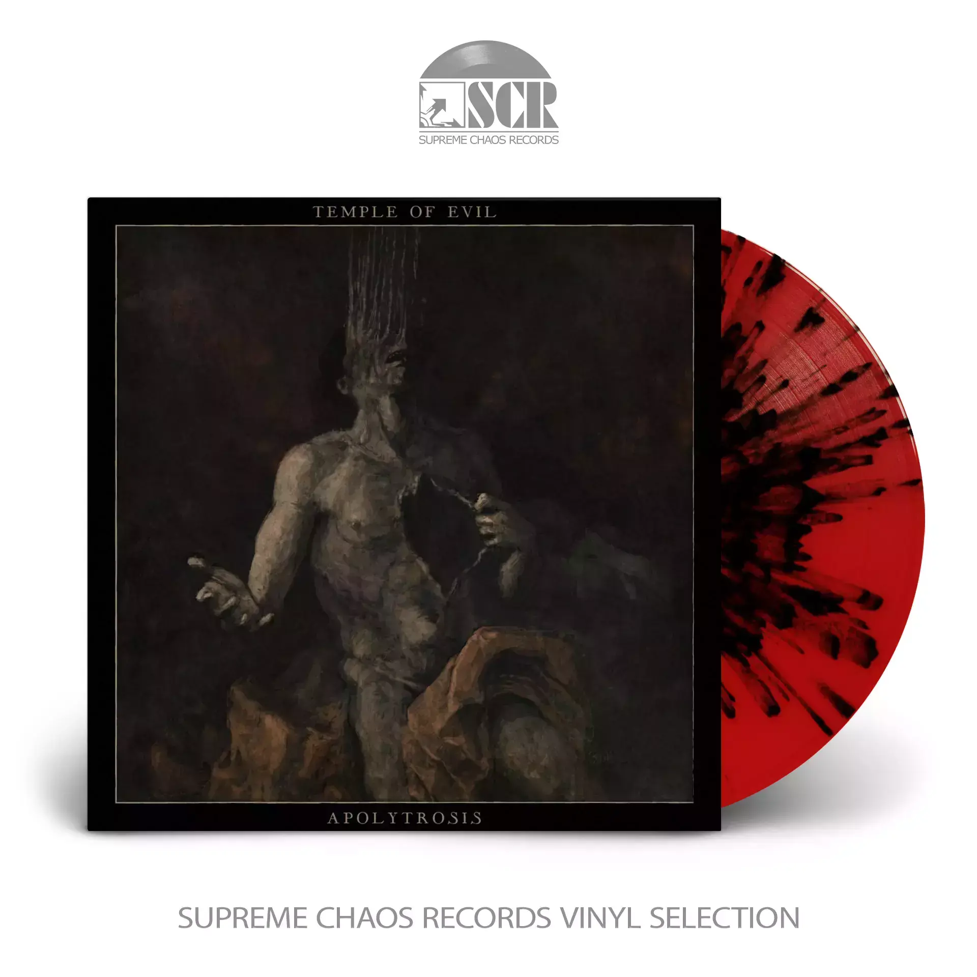 Temple Of Evil · Apolytrosis | RED/BLACK Splatter LP