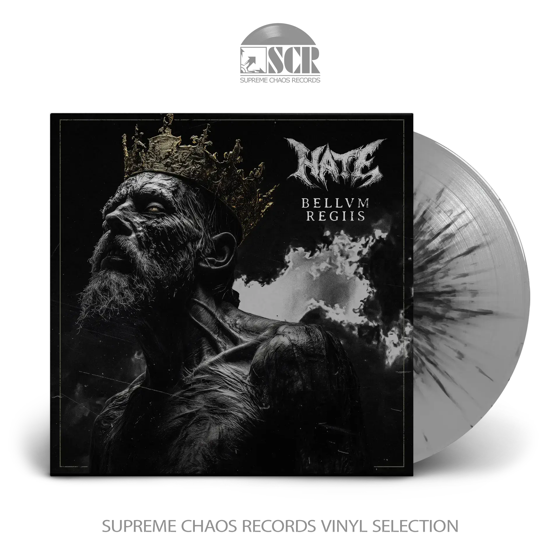 HATE - Bellum Regiis · SILVER/BLACK LP (Death Metal Vinyl)