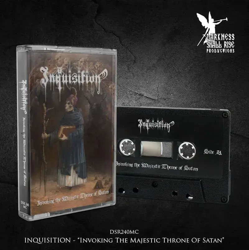 INQUISITION - Invoking The Majestic Throne Of Satan · BLACK TAPE (Black Metal Tapes)