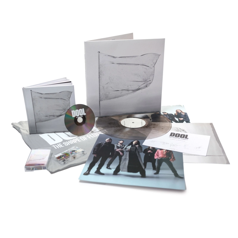 DOOL · The Shape Of Fluidity | CLEAR/BLACK MARBLED LP BUNDLE (Heavy Rock Vinyl) · Picture 3