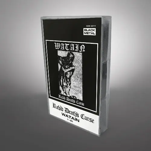 WATAIN - Rabid Death's Curse · BLACK TAPE CASS (Black Metal Tapes)