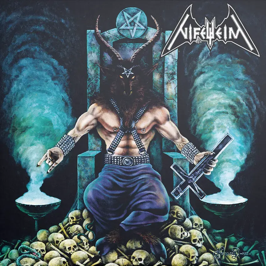 NIFELHEIM · Nifelheim (Re-Release) | SEA BLUE/BLACK LP (Black Metal Vinyl) · Picture 1