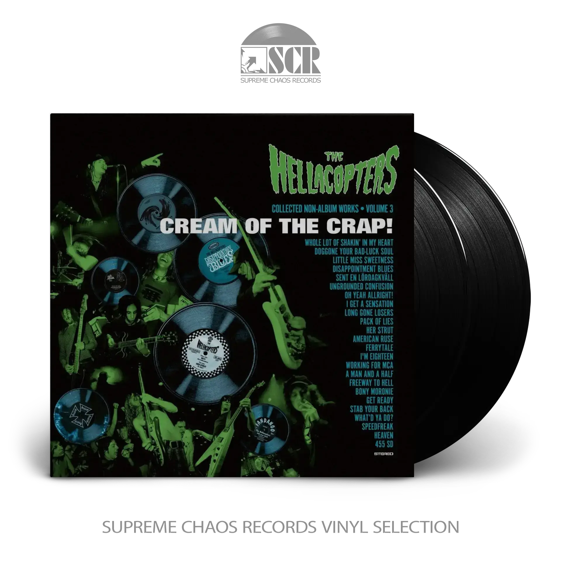 THE HELLACOPTERS · Cream Of The Crap! Collected Non-Album Works Vol.3 (Re-Release) | BLACK 2LP (Hard Rock Vinyl)