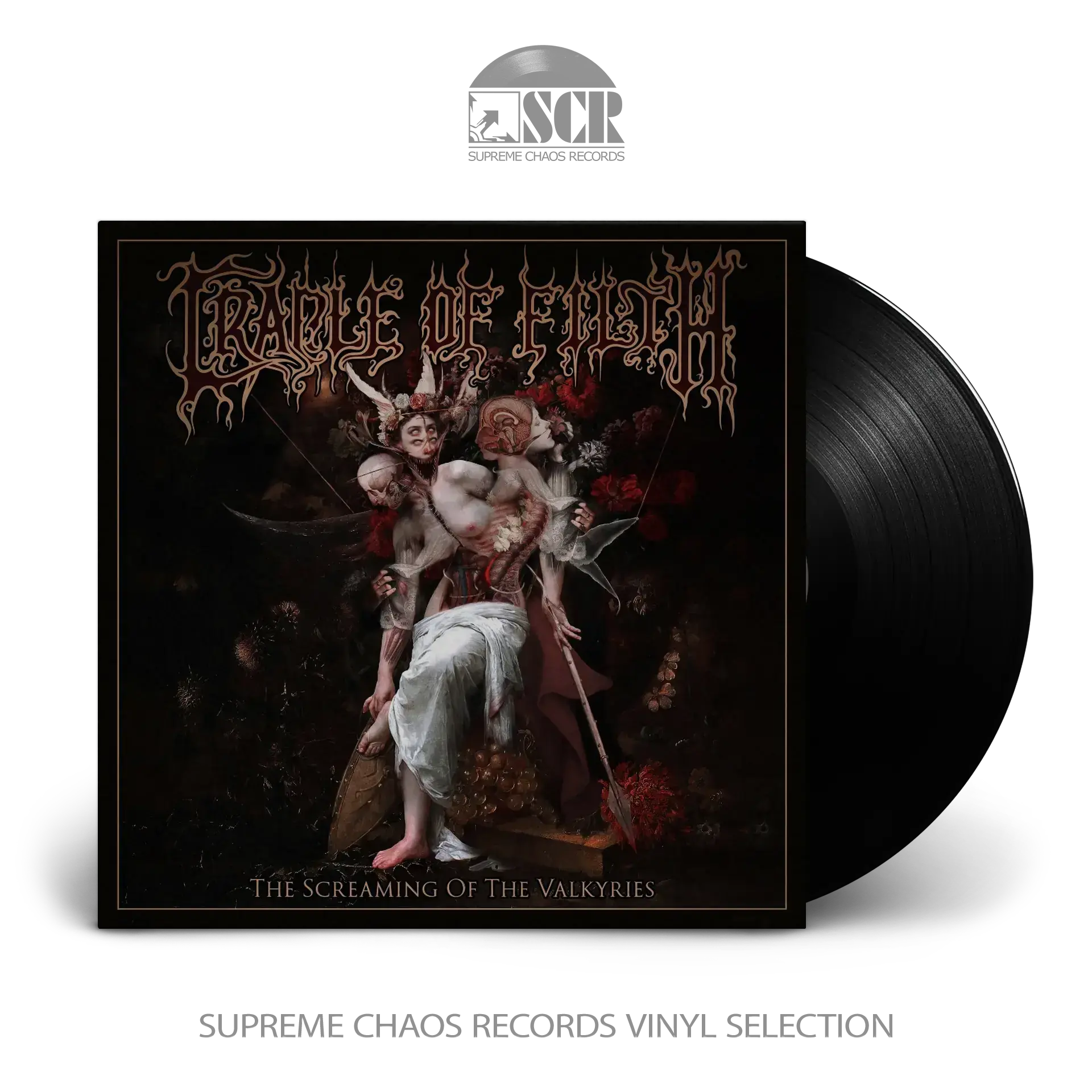 CRADLE OF FILTH - The Screaming Of The Valkyries · BLACK LP CRADLE OF FILTH - The Screaming Of The Valkyries · BLACK LP (Black Metal/Gothic Metal Vinyl)