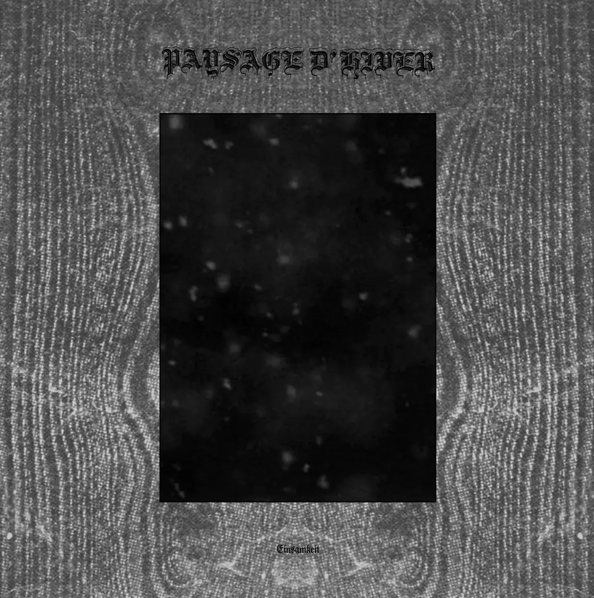 PAYSAGE D'HIVER · Einsamkeit | BLACK 2LP (Ambient/Black Metal Vinyl) · Picture 1