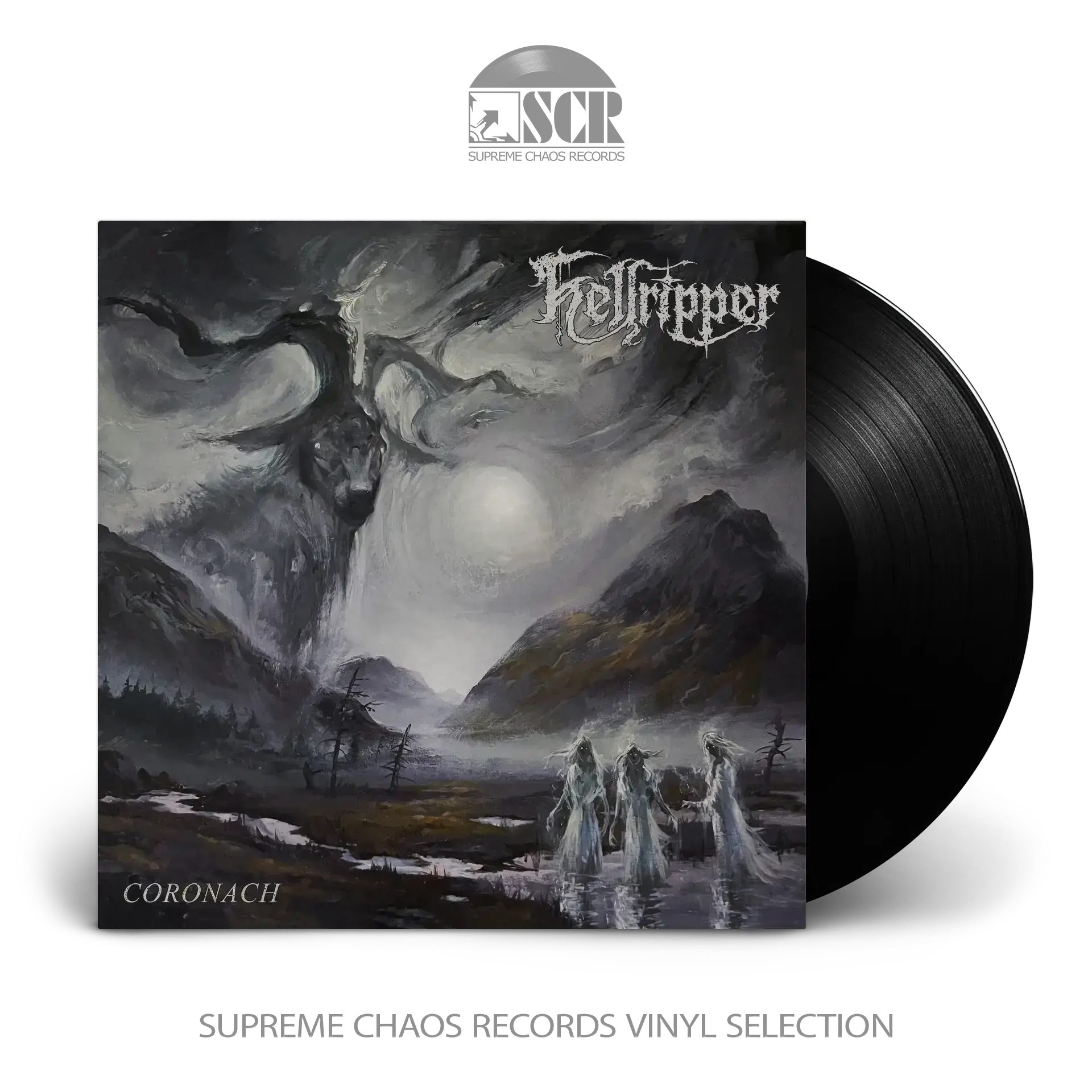 HELLRIPPER · Coronach | BLACK LP HELLRIPPER · Coronach | BLACK LP (Black Metal/Thrash Metal Vinyl)