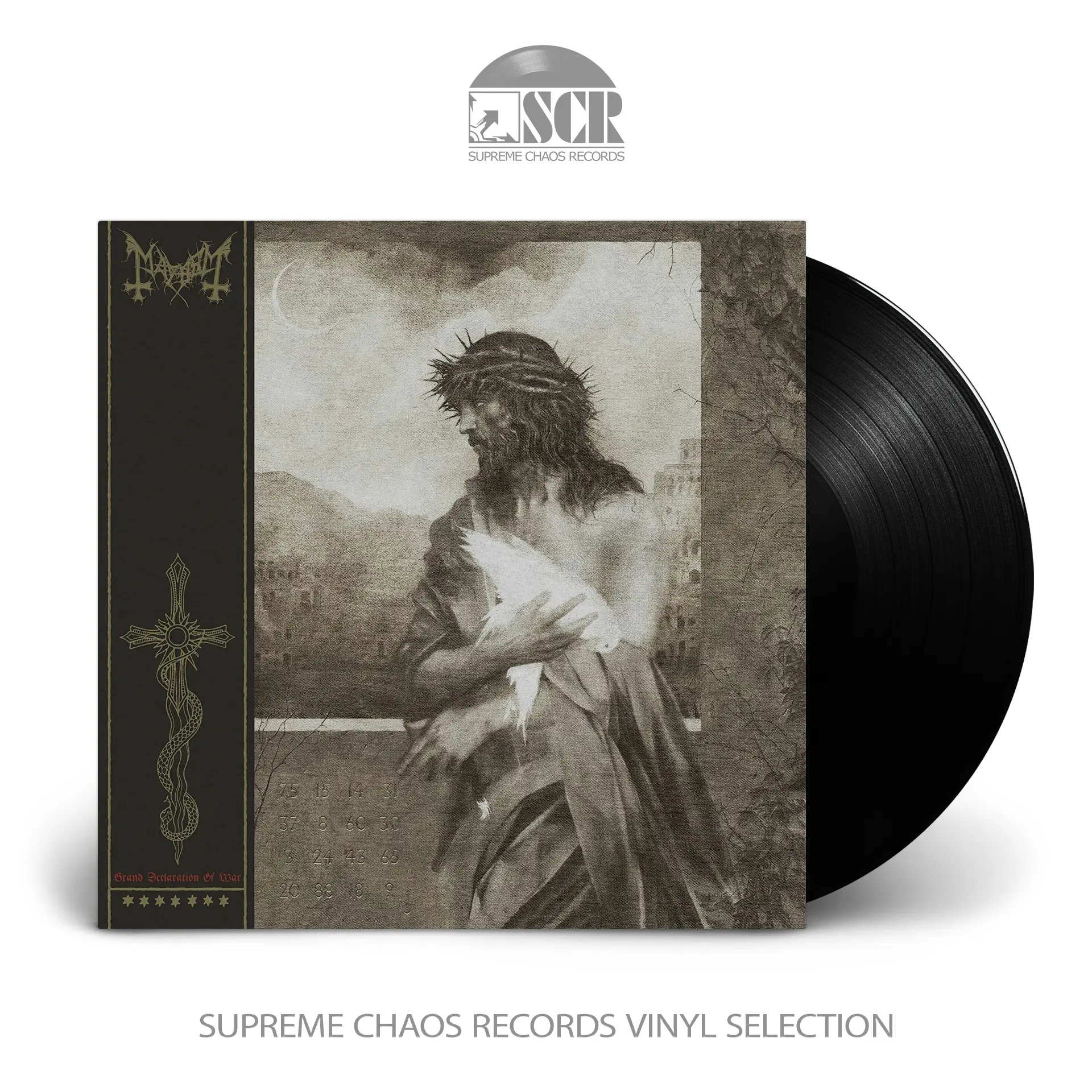 MAYHEM - Grand Declaration Of War (Remix 2018) · BLACK LP (Black Metal Vinyl)