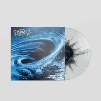 SIDEREAN · Spilling The Astral Chalice | CLEAR/BLACK DUST SPLATTER LP (Progressive Death Metal Vinyl)