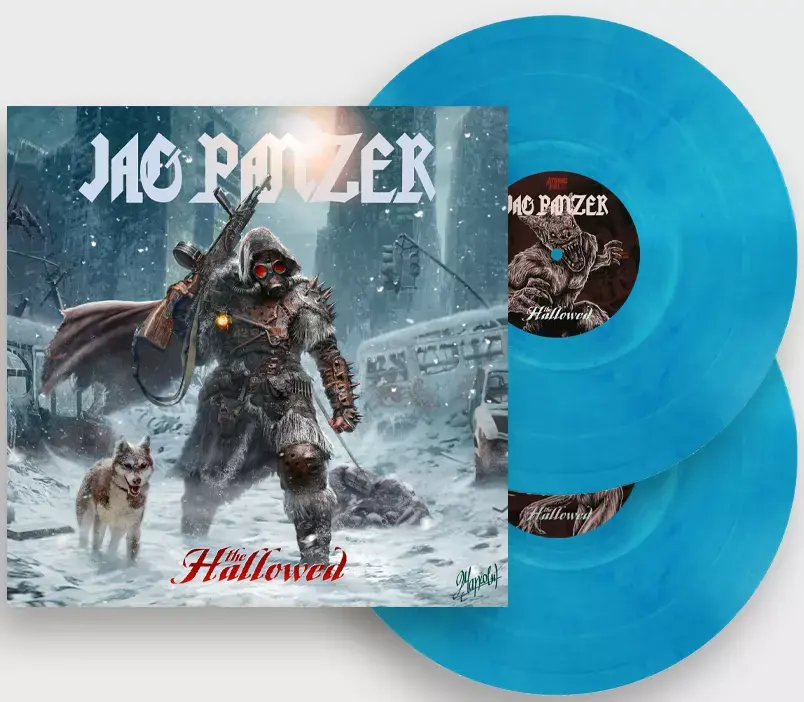 JAG PANZER - The Hallowed · CLEAR/BLUE MARBLED LP