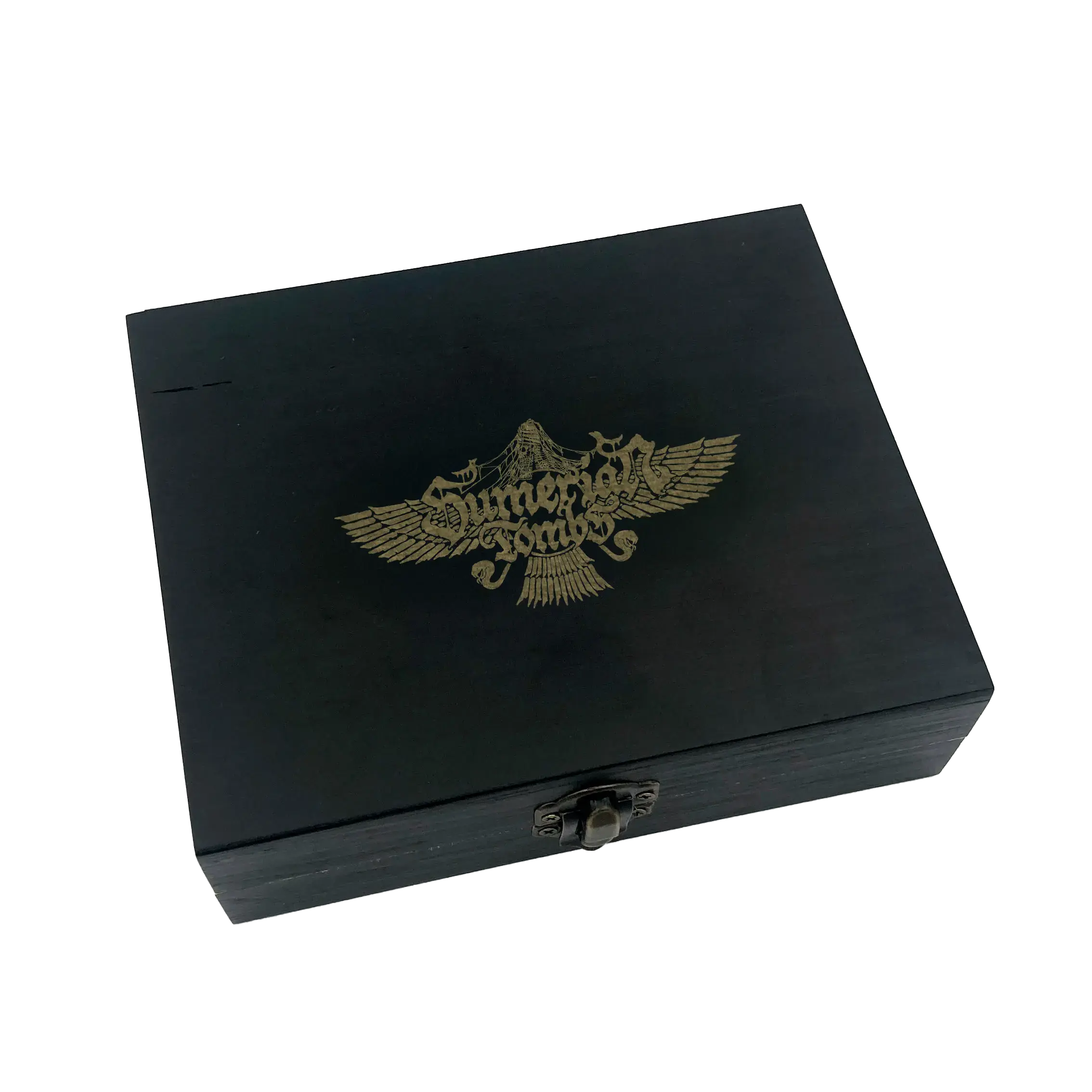 SUMERIAN TOMBS - Age of Eternal Night/As Sumer Thrones At Night · WOODEN TAPE BOX (Black Metal/Death Metal Tapes) · Picture 1