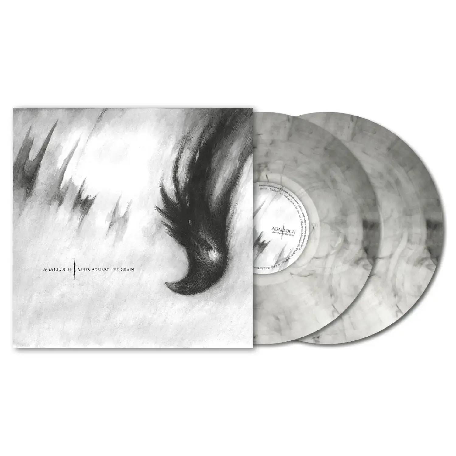 AGALLOCH - Ashes Against The Grain · SMOKE 2LP (Black Metal Vinyl)