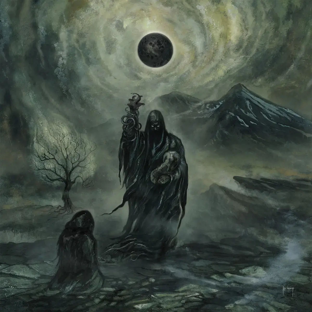 UADA · Cult of a Dying Sun | SILVER 2LP (Black Metal Vinyl) · Picture 1
