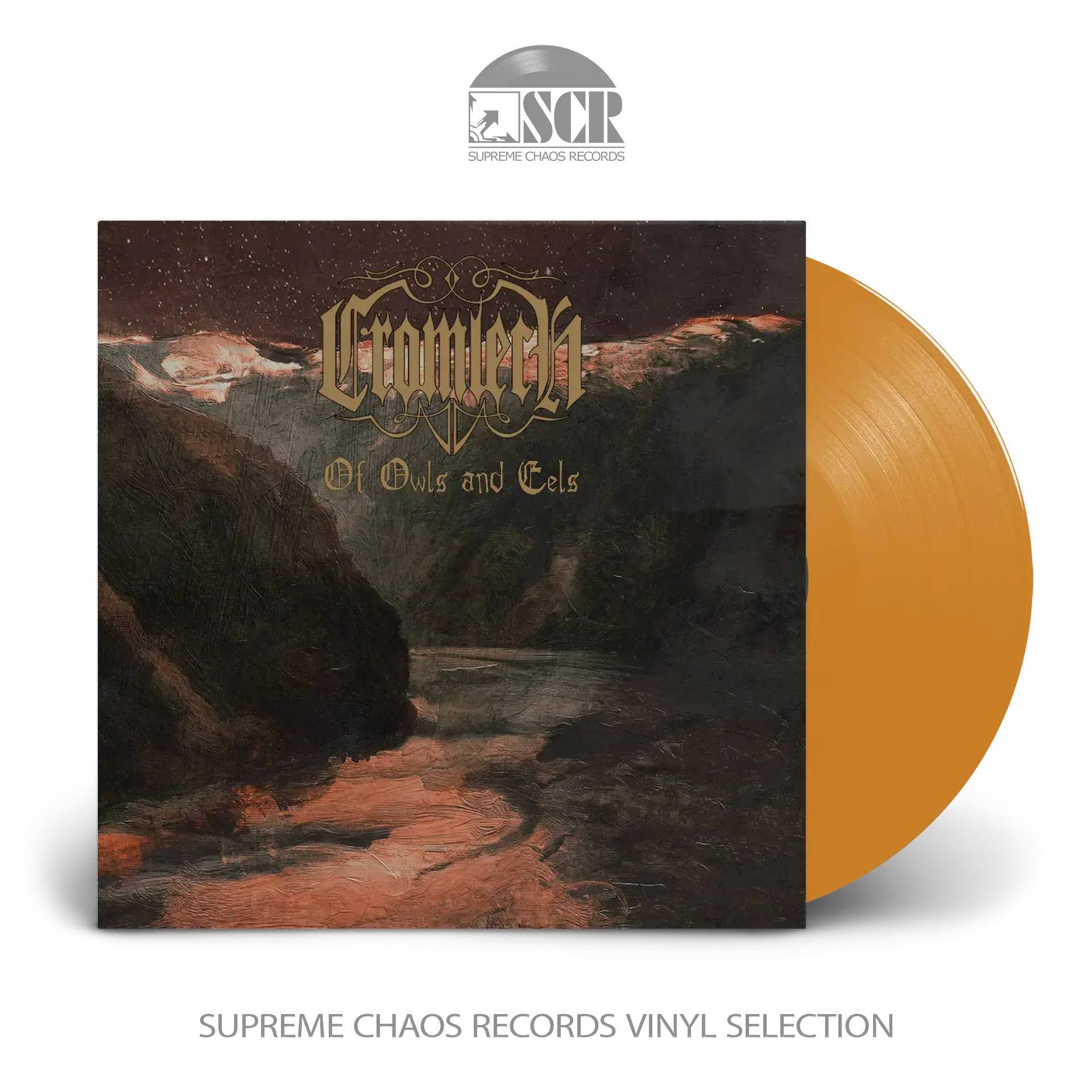 CROMLECH · Of Owls And Eels | ORANGE LP CROMLECH · Of Owls And Eels | ORANGE LP (Black Metal Vinyl)