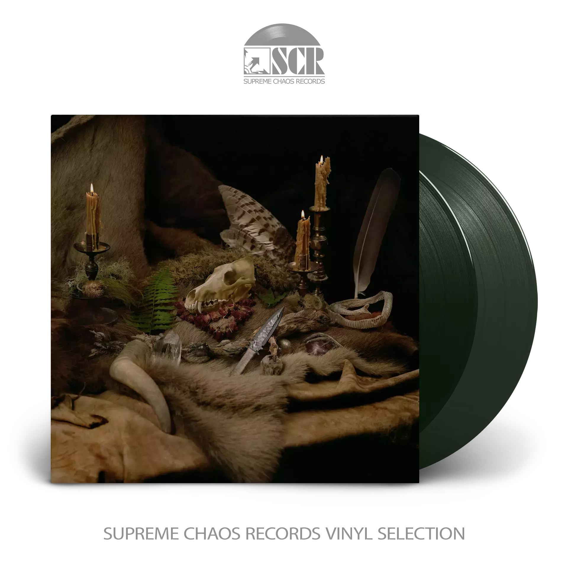 WOLVES IN THE THRONE ROOM - Primordial Arcana · MOSS GREEN 2LP (Black Metal Vinyl)