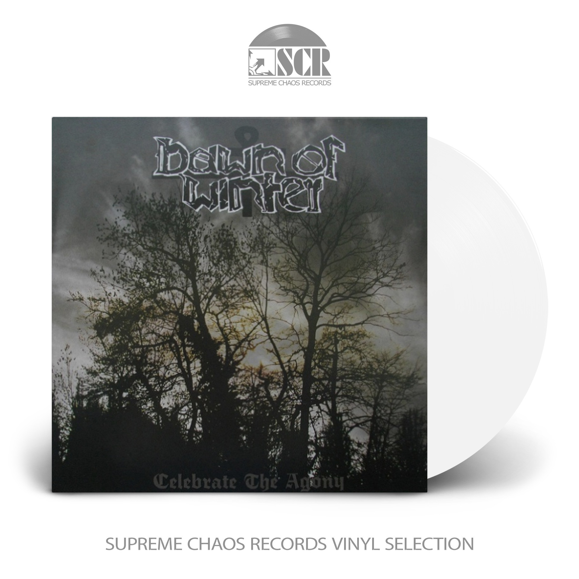 DAWN OF WINTER - Celebrate The Agony · WHITE LP DAWN OF WINTER - Celebrate The Agony · WHITE LP (Doom Metal Vinyl)